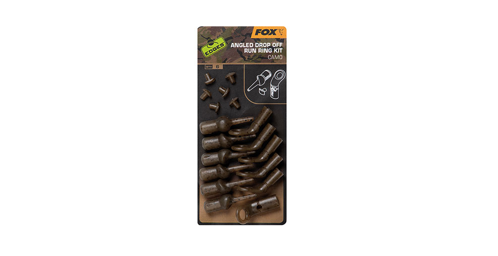 FOX Edges Camo Angled Drop Off Run Ring Kit; Qty. 6
