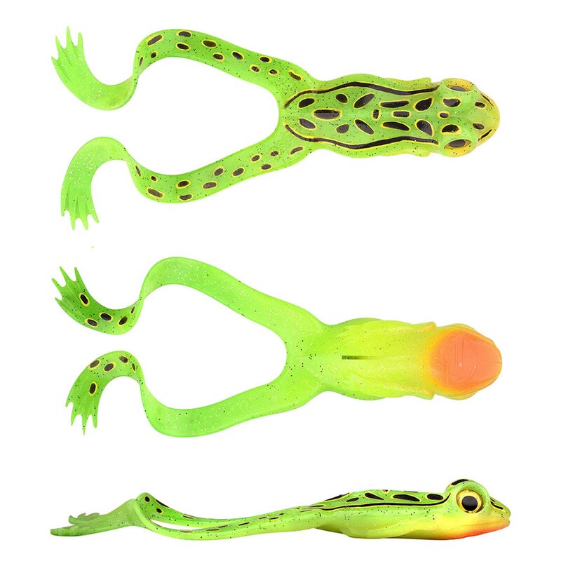 Spro Iris the Frog; Fluo Green Frog; 10 cm; Qty. 1
