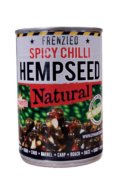 Dynamite Baits Frenzied Hempseed; Spicy Chilli Natural; 350 Gr.