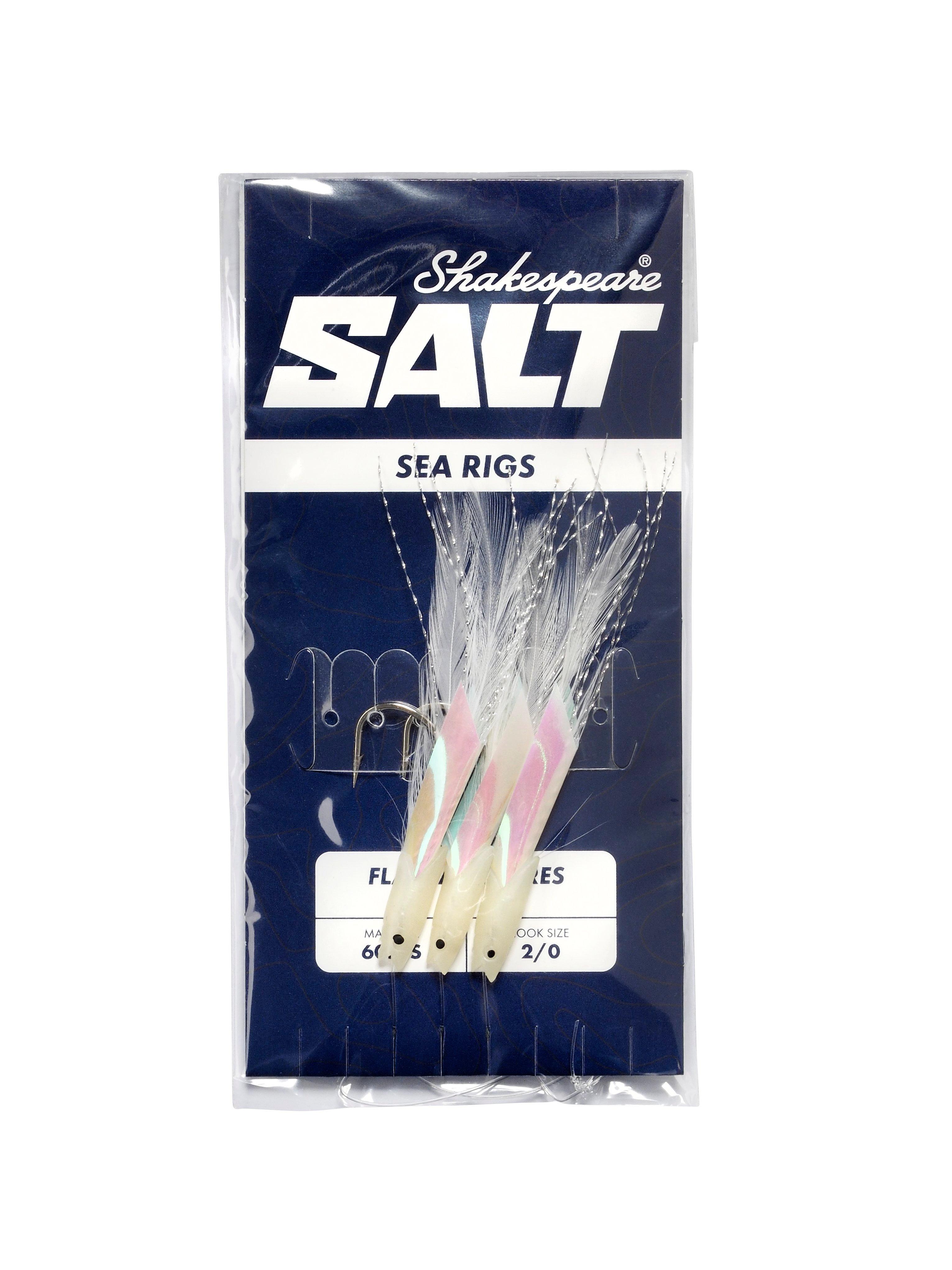 Shakespeare Flat Jack Lures SALT Rig; 2/0; 60 Lbs.