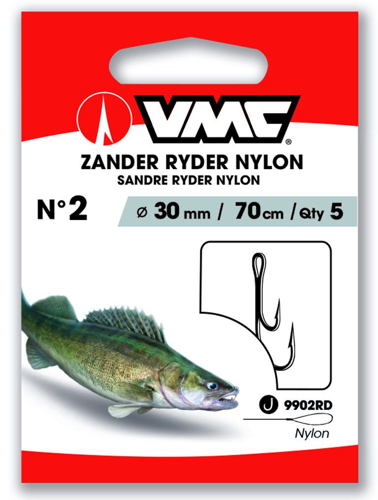 VMC Zander Ryder Nylon Rot 70 cm # 1 / 0,30 mm