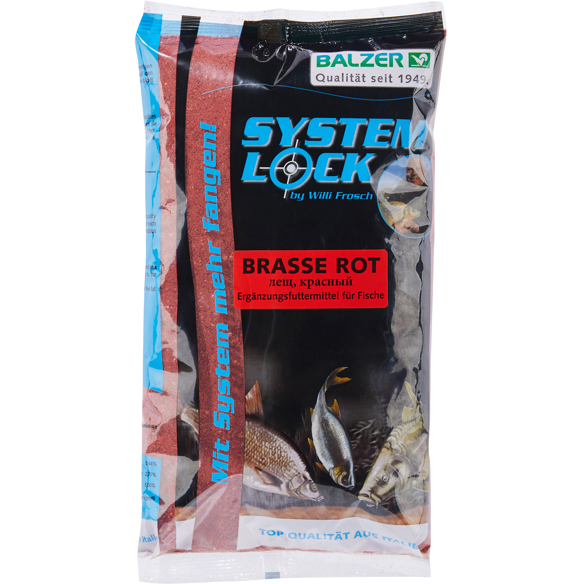 Balzer System Lock Futter; Brasse Rot; 1 Kilo