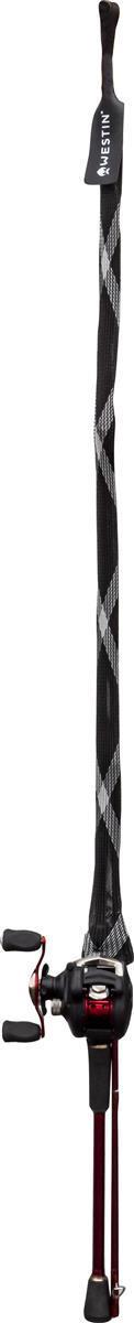 Westin Rod Cover Trigger Rod up to 7" / 210 cm; Black / Silver; 3 cm; L: 190 cm