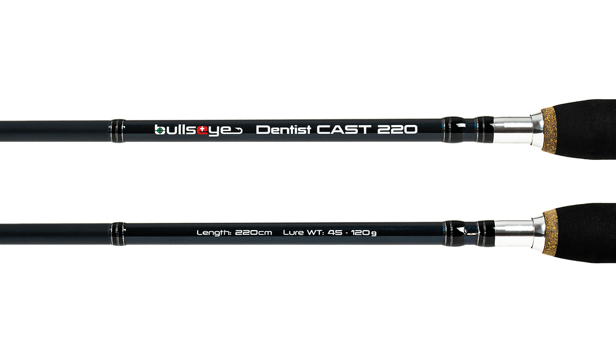 Bullseye Dentist Cast; L: 2,20 m; Wg: 45 - 120 gr.