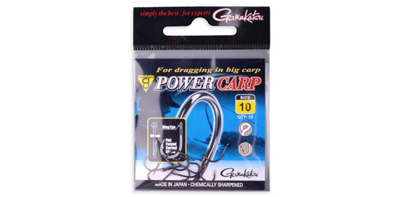 Gamakatsu Power Carp Ring Eye NSB; Gr. 14; 10 Stück