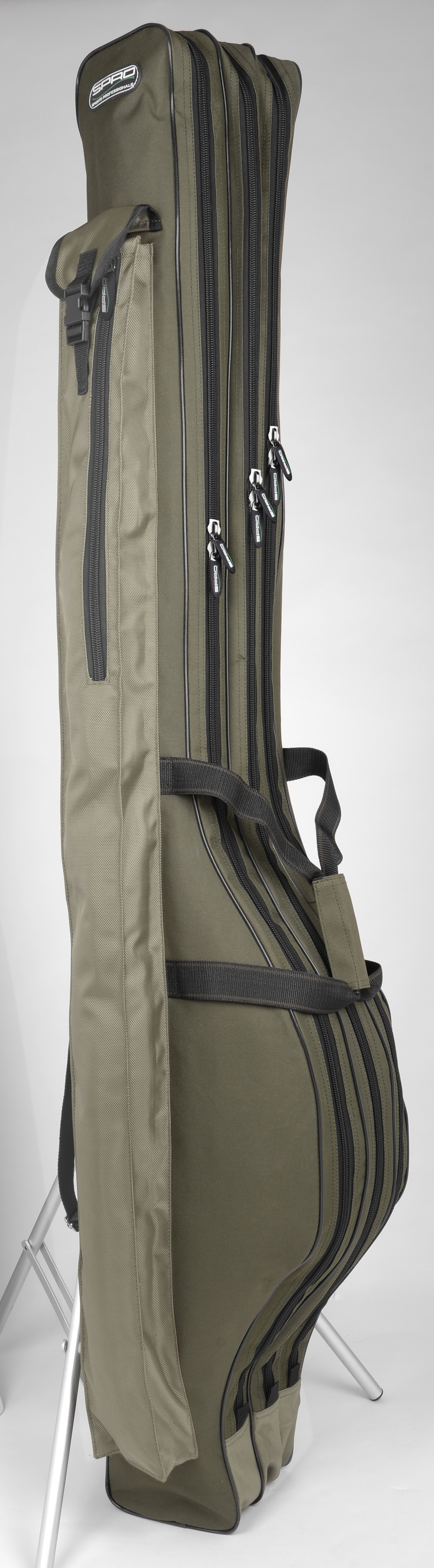 Spro Green Holdall 3 Zipper Rod Bag # 130 cm