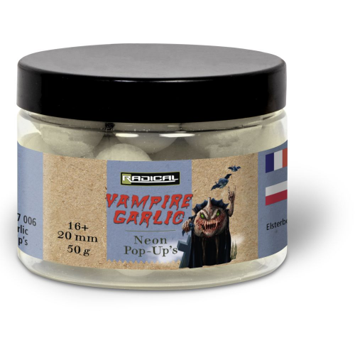 Radical Vampire Garlic Neon weiß Pop Up´s; 16 & 20 mm; 50 g