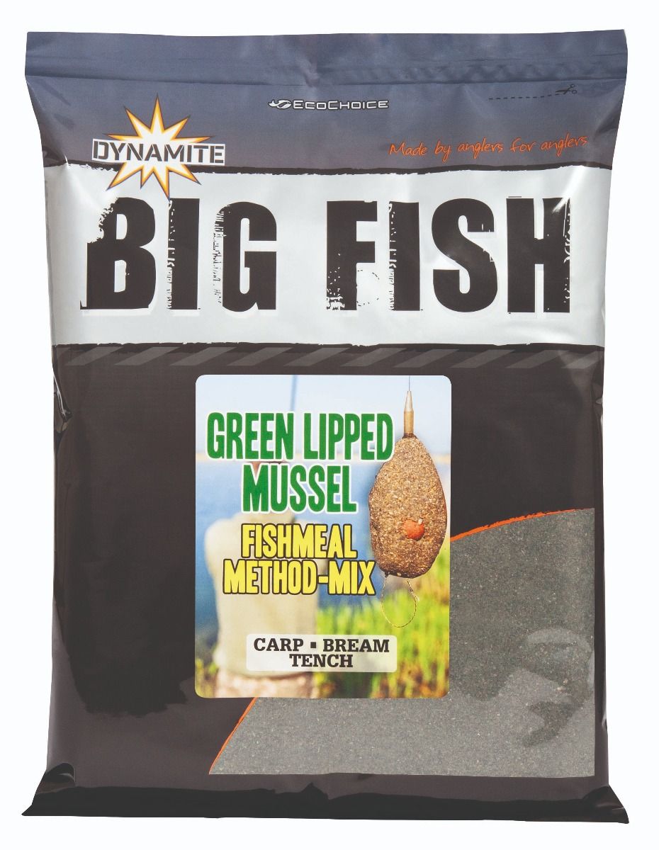 Dynamite Baits - Big Fish Green Lipped Mussel Fishmeal Method-Mix; 1,8 kg
