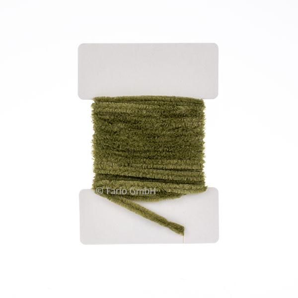 Chenille 3mm Flu Oliv