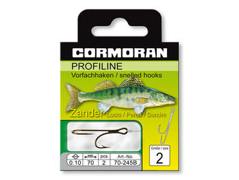 Cormoran Profiline Zander Ryderhaken; Gr. 2; 0,10 mm