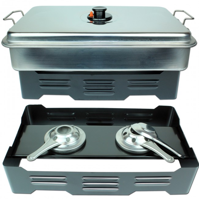 Behr Tischräucherofen Edelstahl; 43 x 27 x 20 cm Behr Tischräucherofen Edelstahl; 43 x 27 x 20 cm