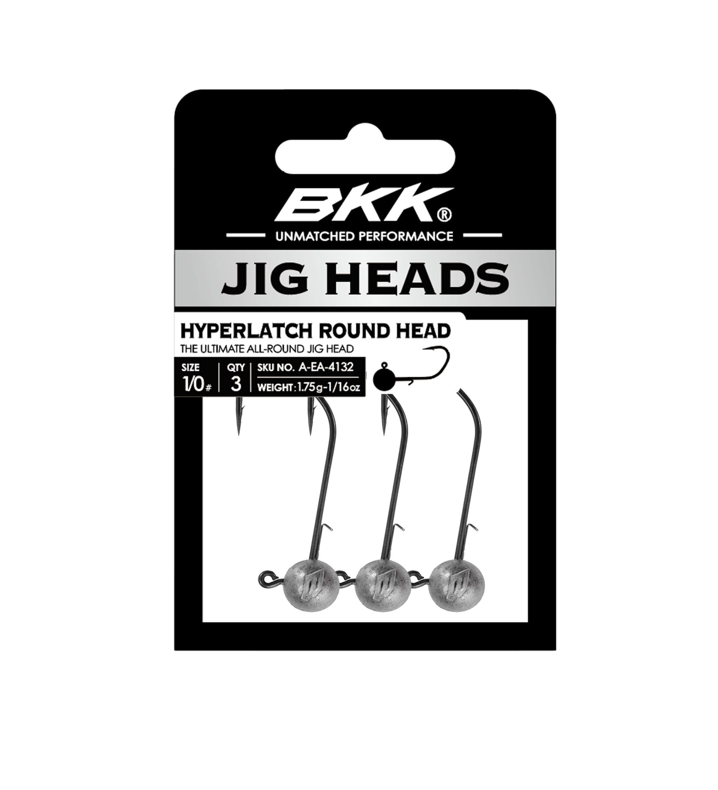 BKK Hyperlatch Round Head Jighaken # 3/0 5g