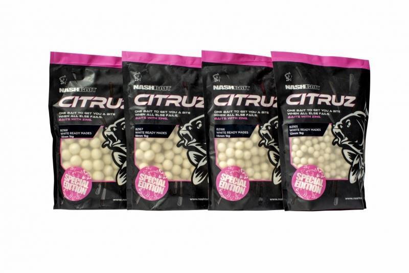 NashBait Citruz White Boilies; 18 mm; 1 kg