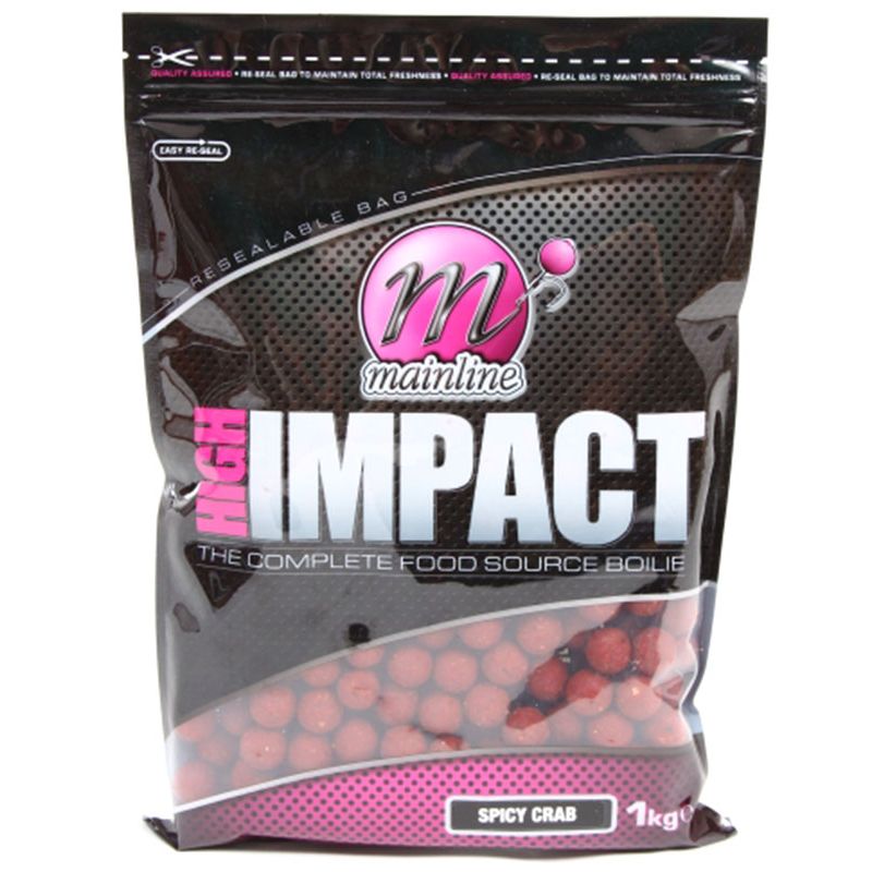 Mainline High Impact Boilies Spicy Crab; 16 mm; 1 Kg.