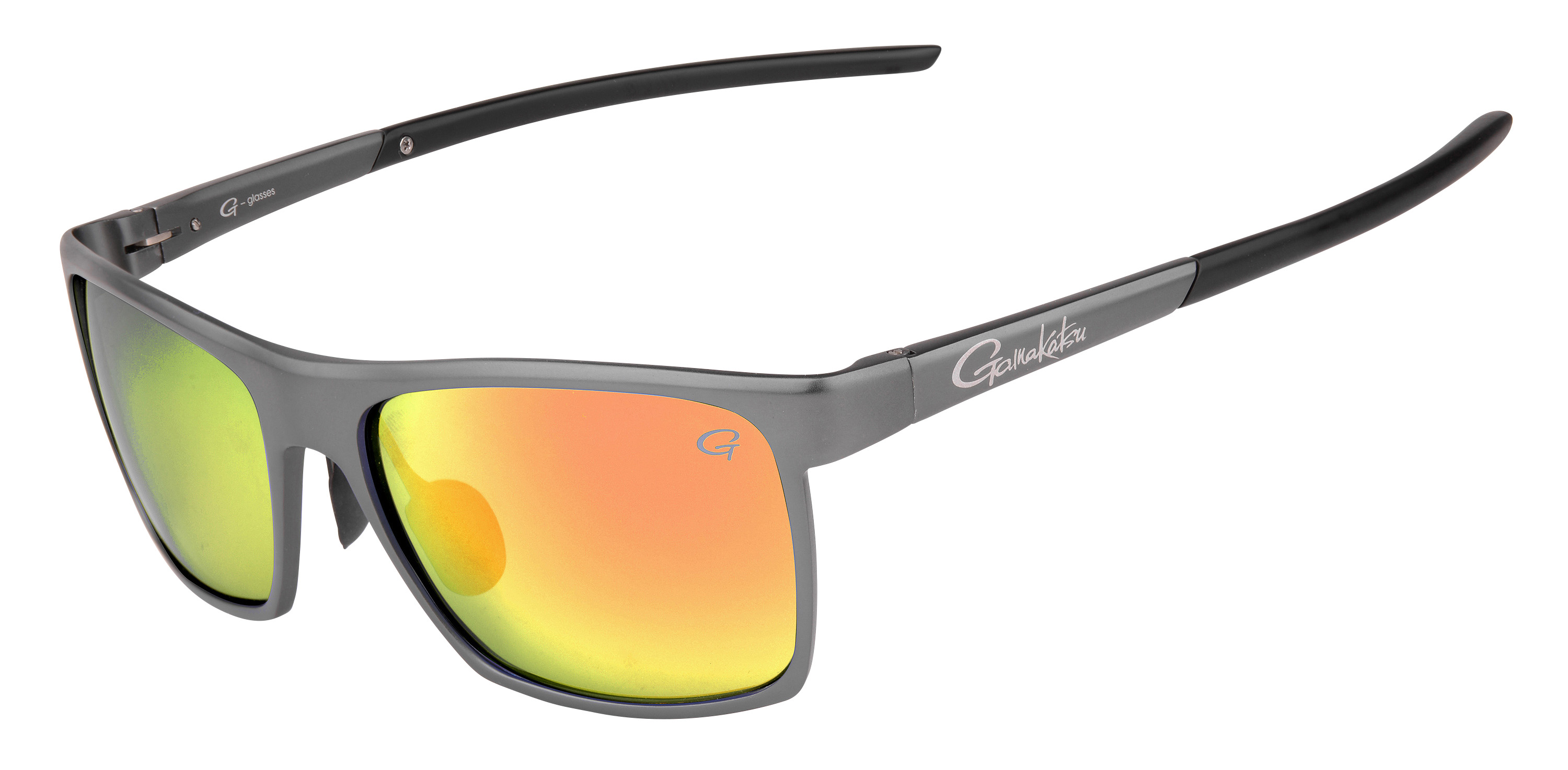 Gamakatsu G-Glasses Alu Grey / Red Mirror