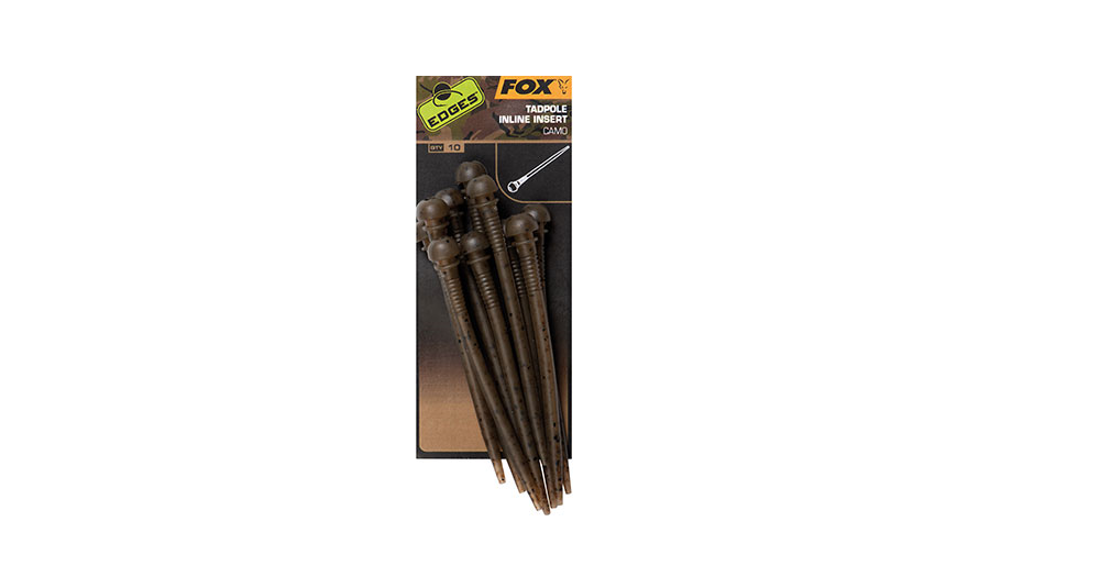 Fox Edges Camo Tadpole Inline Insert; Qty. 10