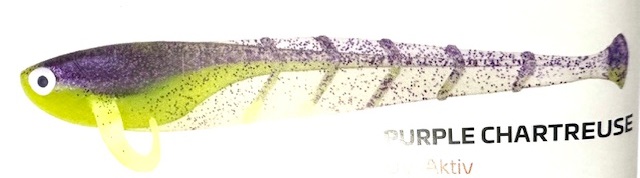 Zeck Zander Quappie 8 cm Purple Chartreuse