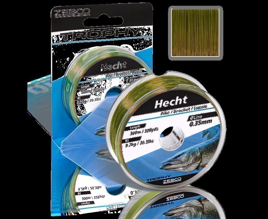 Zebco Trophy Zielfischschnur Waller 0,65 mm / 26,9 kg 100 m