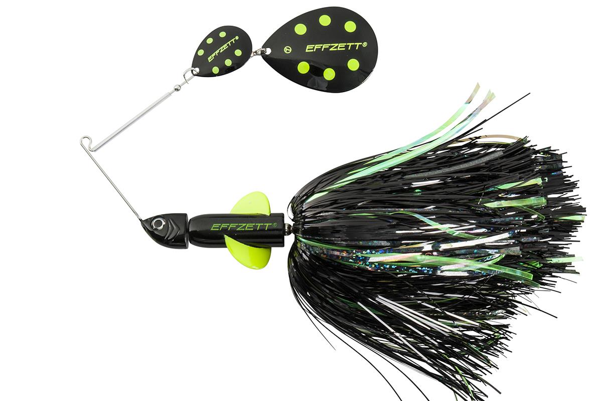 DAM EFFZETT® PIKE RATTLIN’ SPINNERBAIT; 17 cm; 43 gr; Black Demon