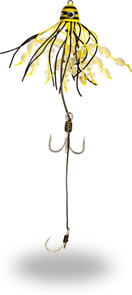 Black Cat Battle Teaser; Black/Yellow; 3/0 / 6/0; 80 gr.; 100 Kg.