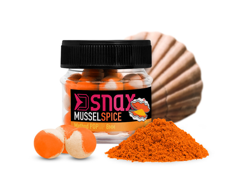 Delphin D SNAX POP Köder 20 g 8 mm  Muscheln-Gewürze