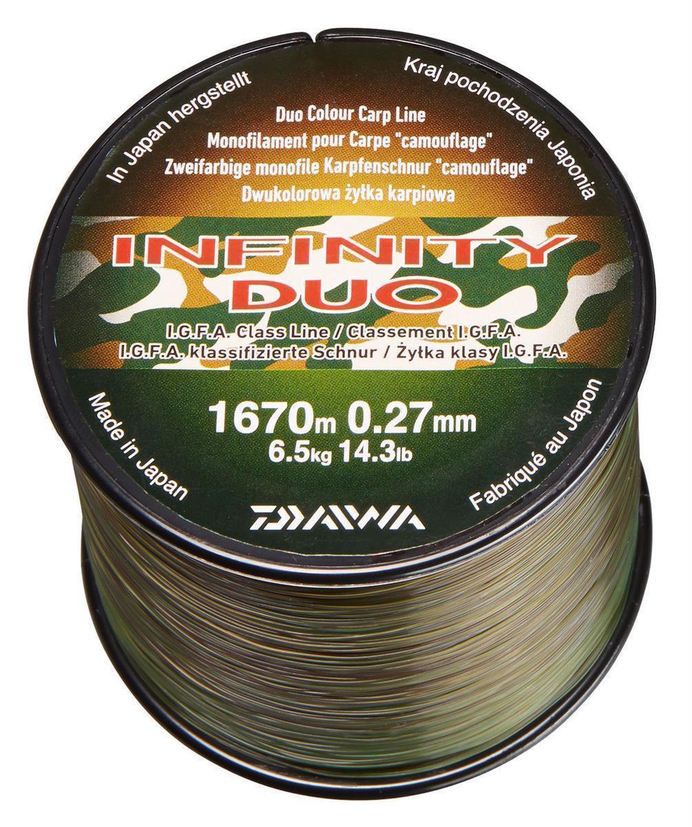 Daiwa Infinity Duo Camo; 0,31 mm; 7,6 kg.; 1210 m