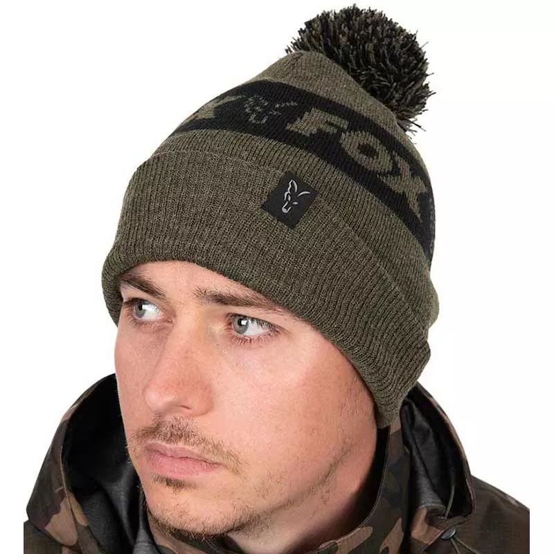 Fox Collection Bobble - Green & Black Fox Collection Bobble - Green & Black