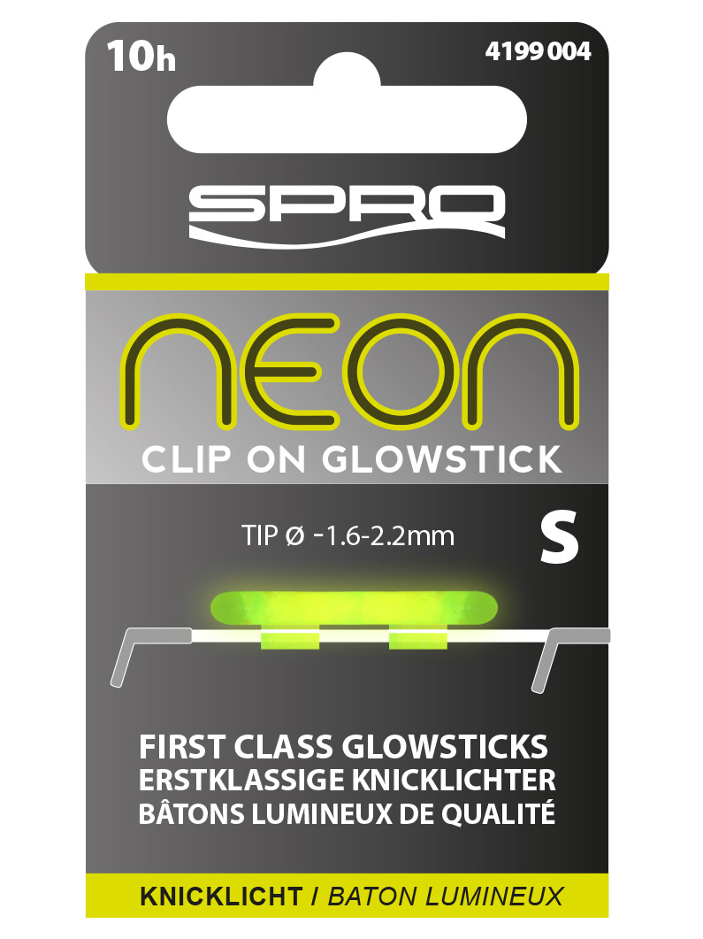 Spro Neon Clip On Glowstick; Green; Small; Qty. 1
