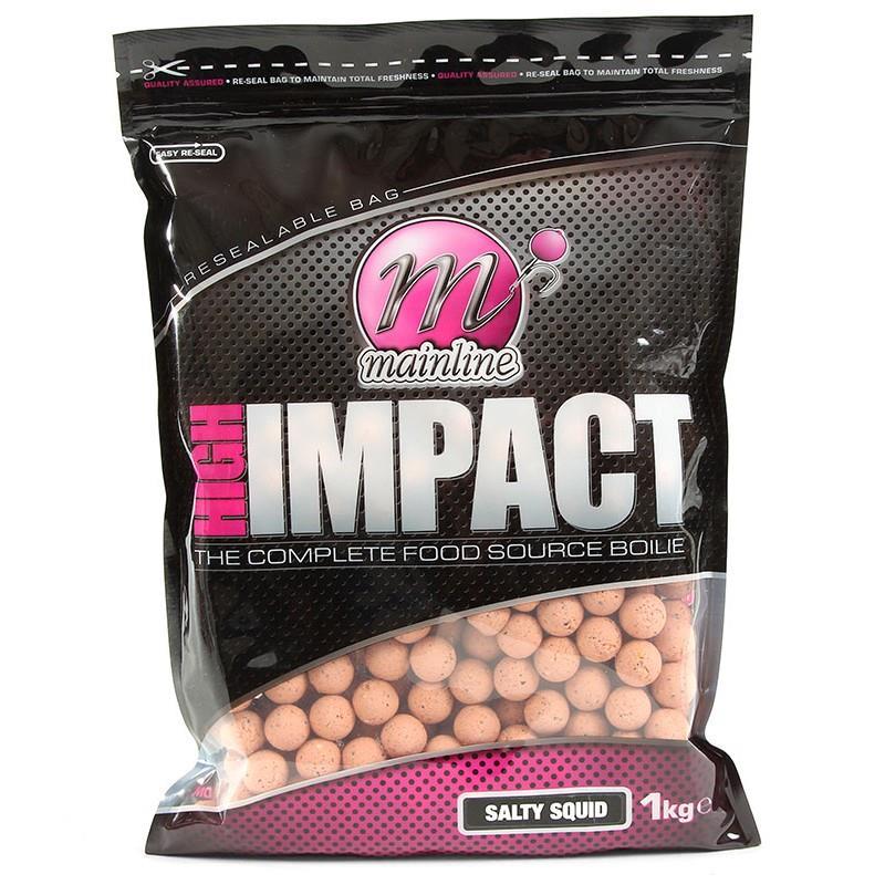 Mainline High Impact Salty Squid Boilies 20 mm; 1 Kg.