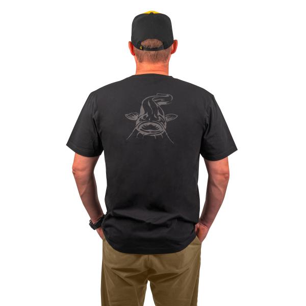 Black Cat Logo Black Tshirt 3X-Large