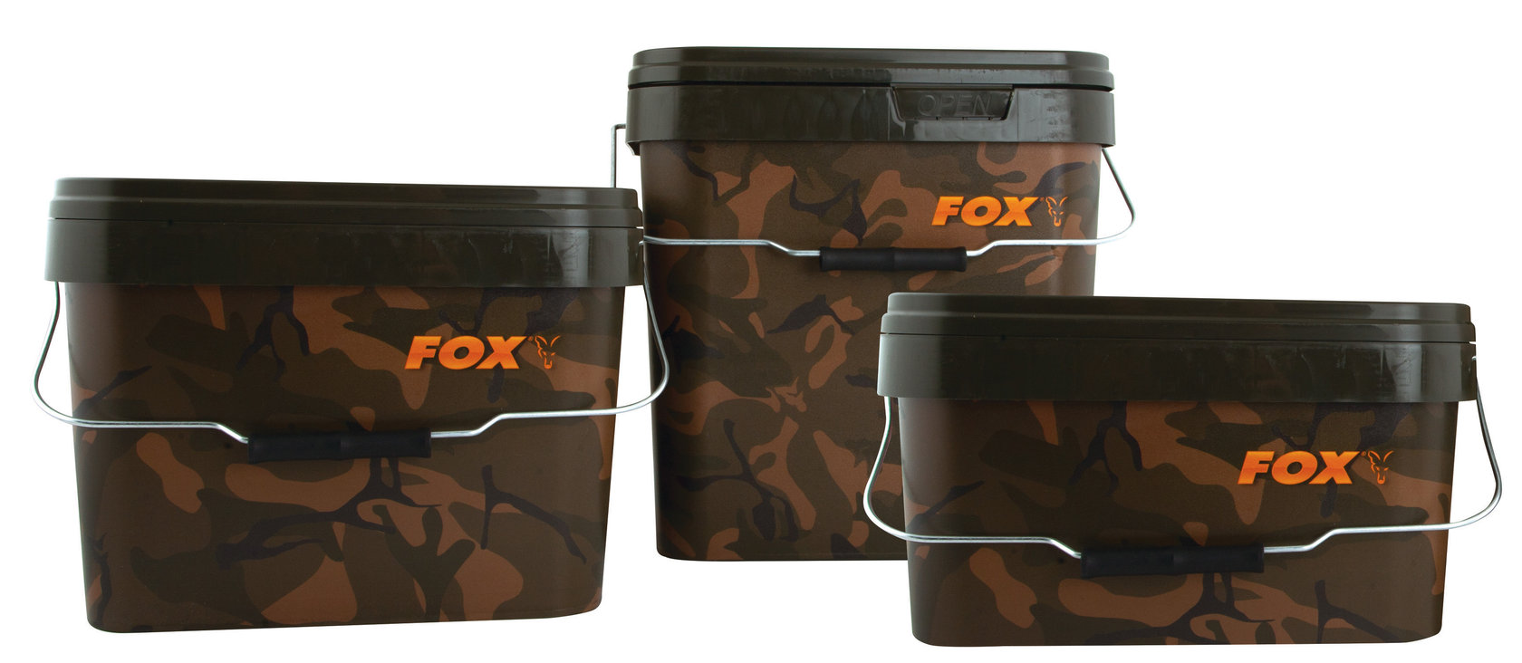 Fox Camo Square Carp Bucket 17 Liter