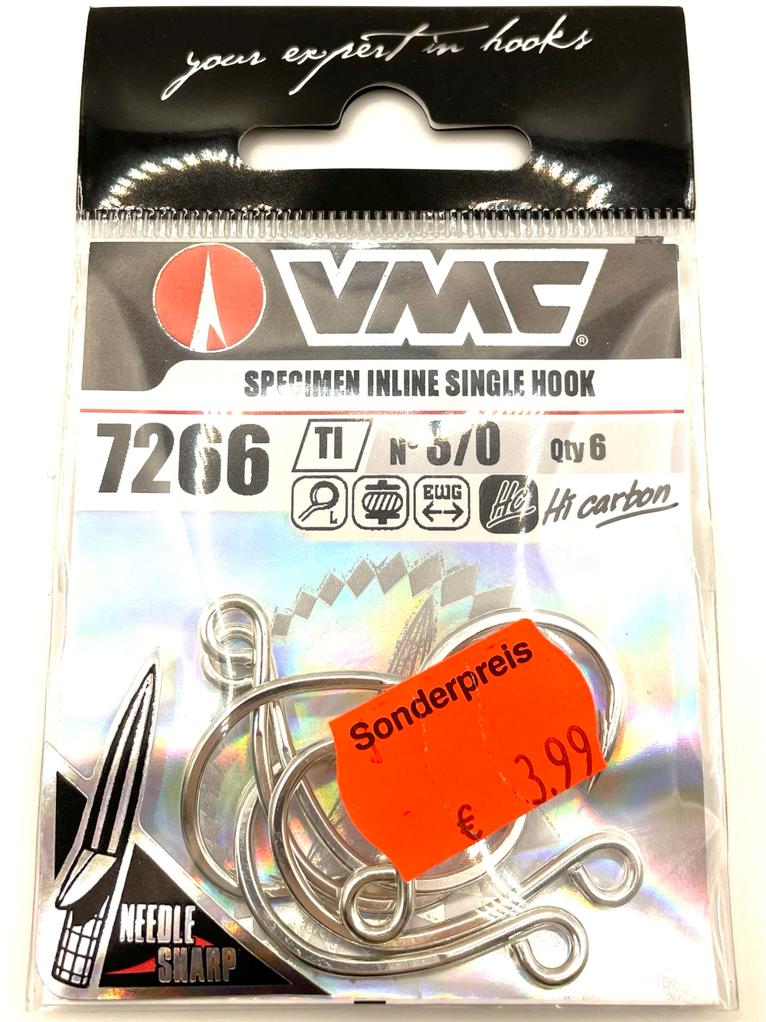 VMC Specimeen Inline Single Hook Gr.3/0 VMC Specimeen Inline Single Hook Gr.3/0