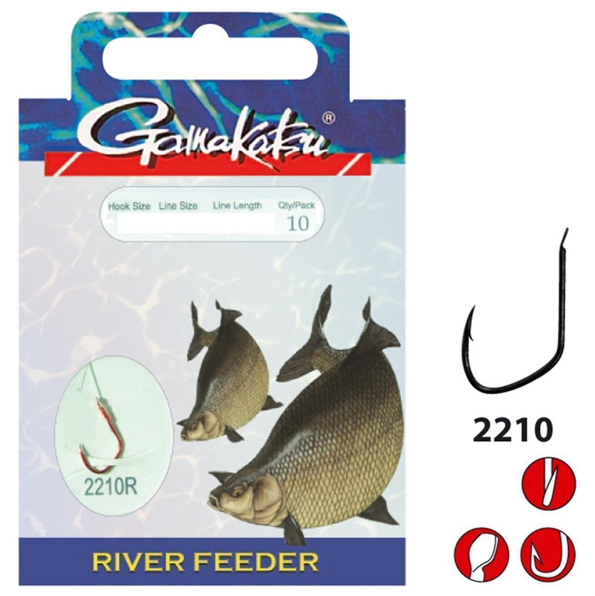 Gamakatsu River Feeder BKD-2210R; Gr.18; 0.12 mm; 100 cm