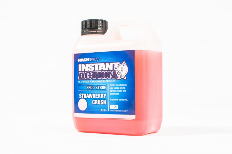 NashBait Instant Action Spod Syrup Strawberry Crush; 1l