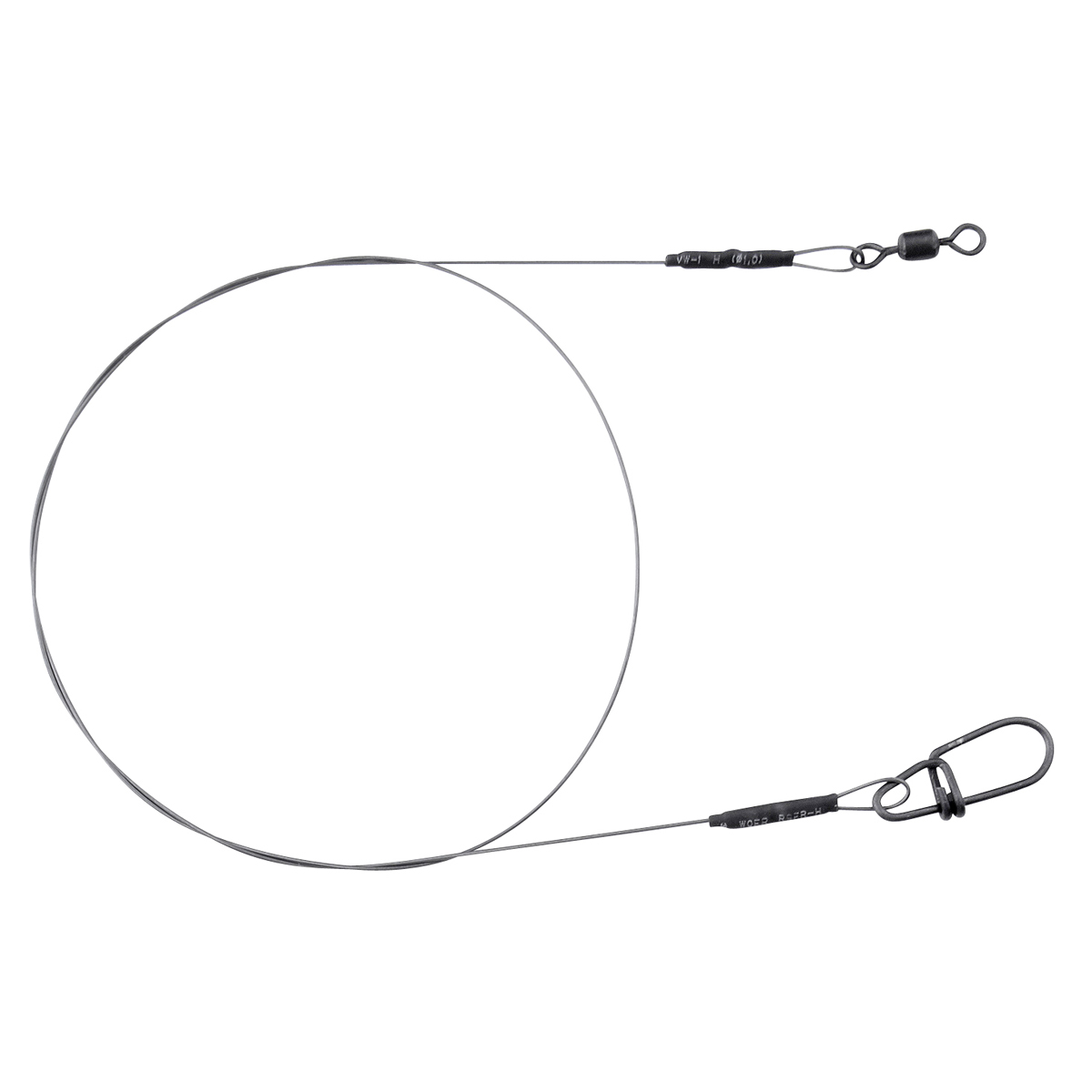 Spro Matte Black Leader Titanium Wire; 40 cm; 20 Kg.; Qty. 1