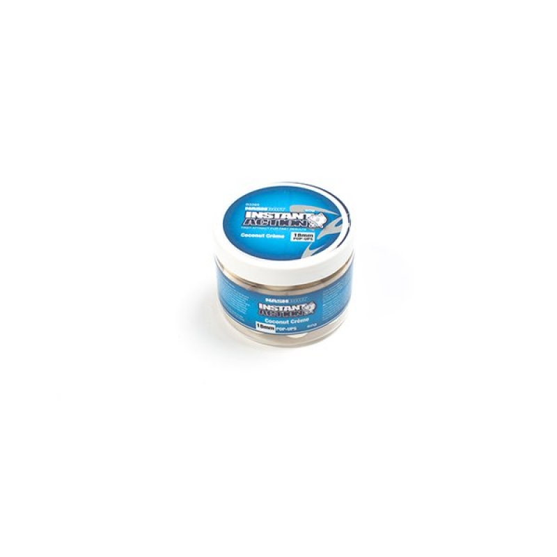 NashBait Instant Action Pop-Ups Coconut Creme; 15mm; 35g NashBait Instant Action Pop-Ups Coconut Creme; 15mm; 35g