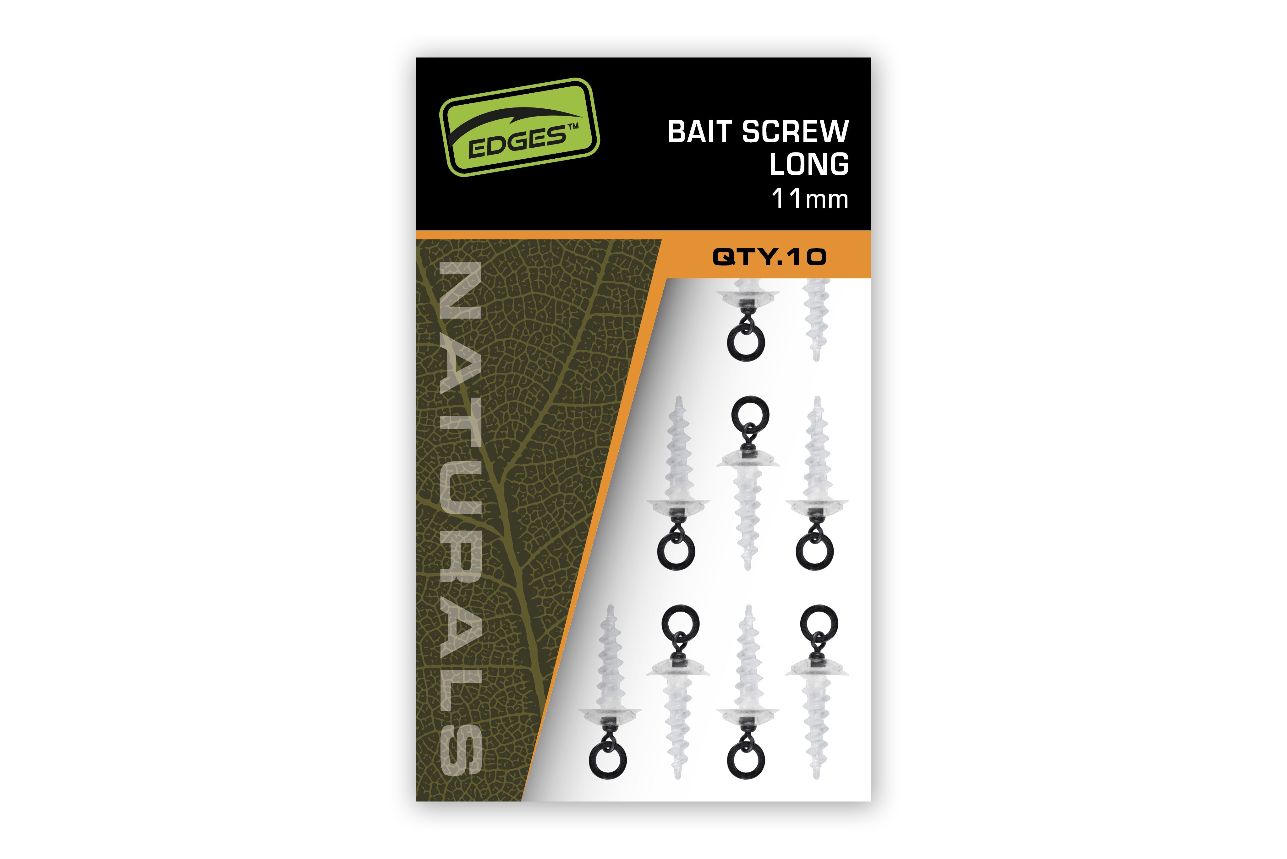 Fox Edges Bait Screws Long 11mm Qty. 10