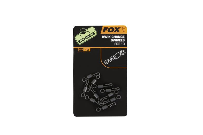 Fox Kwik Change Swivels Sz.10; 10 Pcs