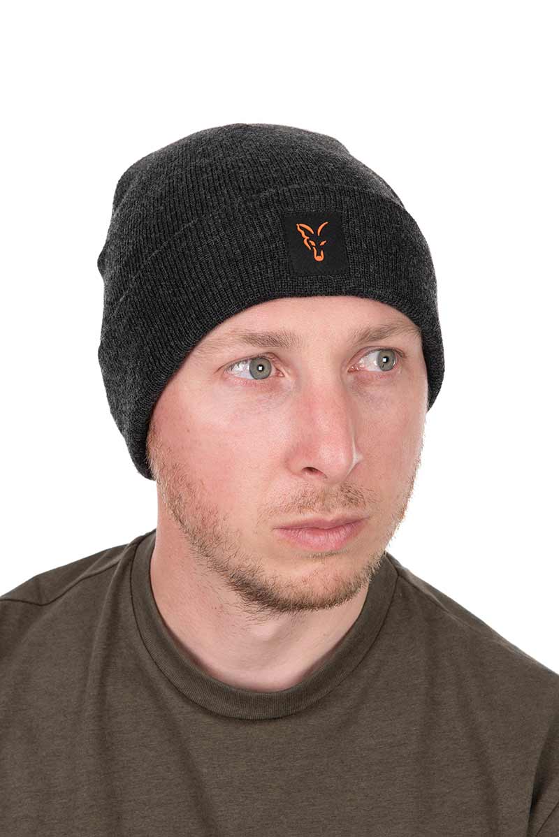 Fox Collection Beanie Black / Orange