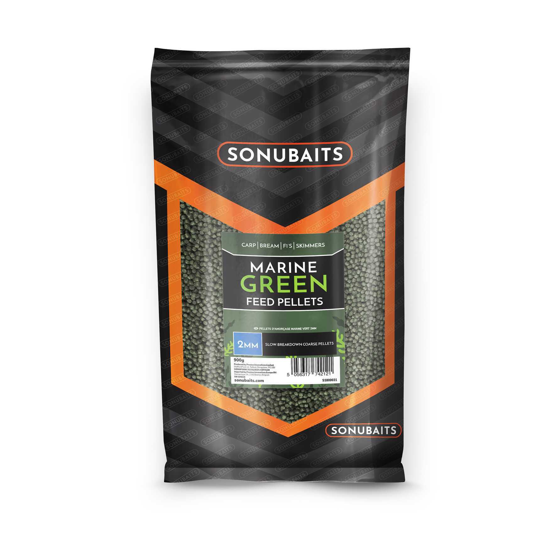 Sonubaits Marine Green Pellets # 2 mm