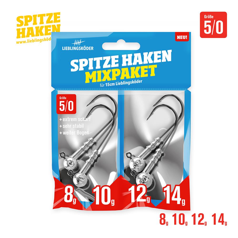 Lieblingsköder Spitze Haken Mixpaket; Größe 5/0