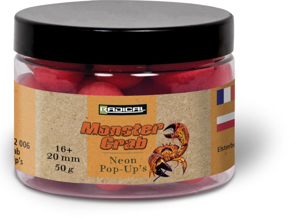 Radical Monster Crab Neon Pop Up´s; 16 & 20 mm; 50 g