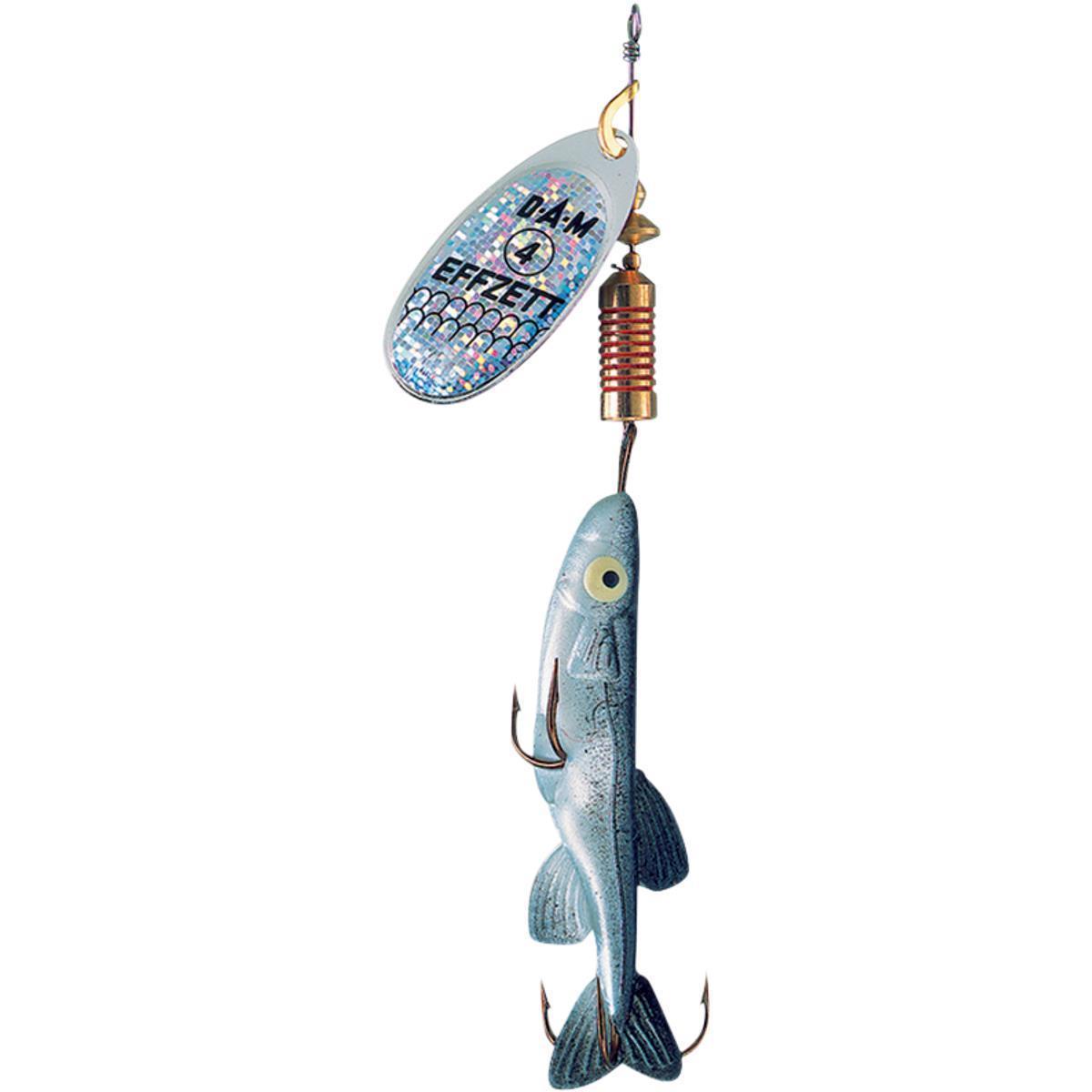 DAM Effzett Minnow; Silver / Black; Gr. 1; 3 gr.