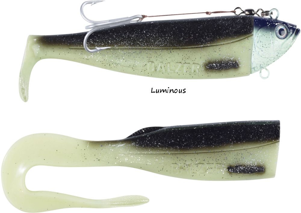 Balzer Adrenalin Arctic Shad 22 cm, 300 g, 4/0  Seelachs Lumo