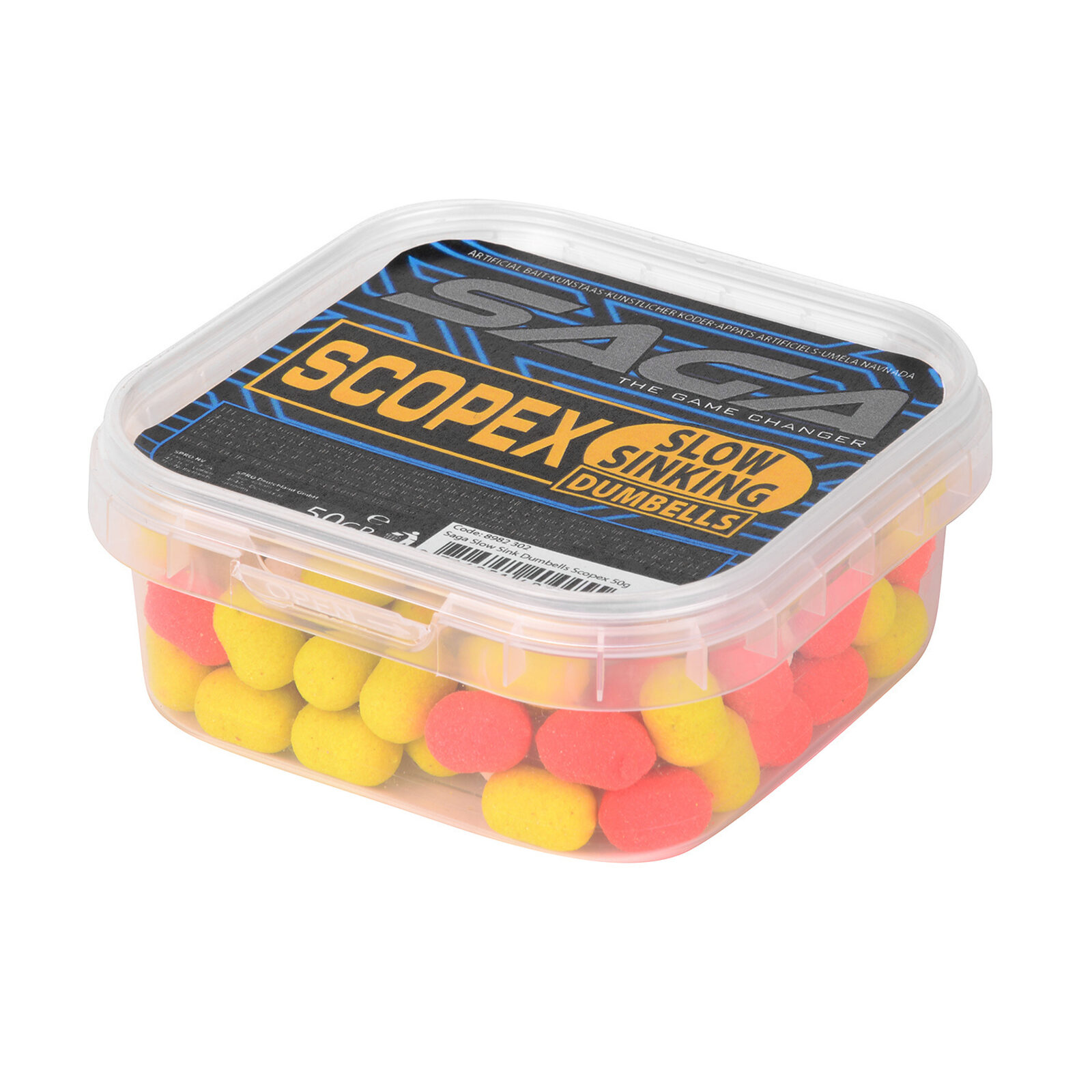 Saga Slow Sink Dumbells; 50 gr. Scopex Saga Slow Sink Dumbells; 50 gr. Scopex