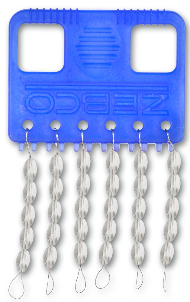 Zebco Silikon-Stopper Oval Transparent L