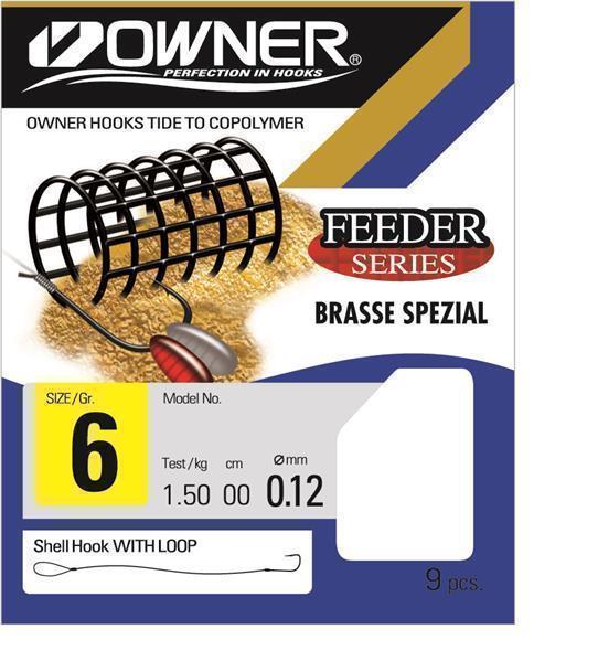 Owner Brasse Spezial Haken FRL-319 Brüniert; Gr. 12; 0,12 mm; 1,50 kg; 10 Stück