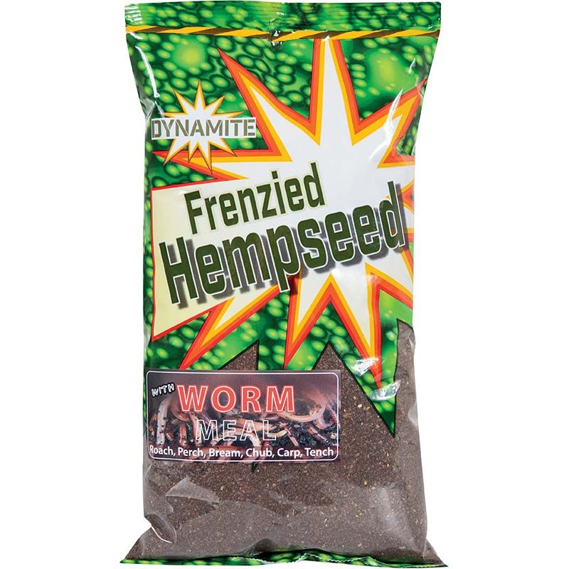 Dynamite Baits Frenzied Hemp Dark Worm 1kg