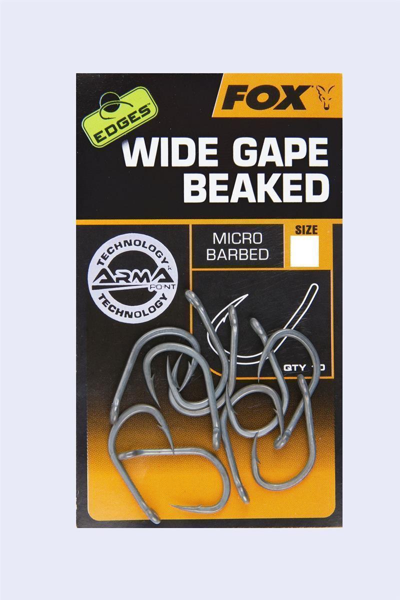 Fox Edges Armapoint Wide Gape Beaked Sz. 4; 10 Stück
