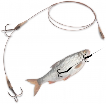 Quantum Mr. Pike Universal Leader Camo; Gr. 8 & 8; 60 cm; 14 Kg.